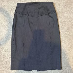 Express Design Studio Women's Black Straight Pencil Knee Length Skirt Size 8